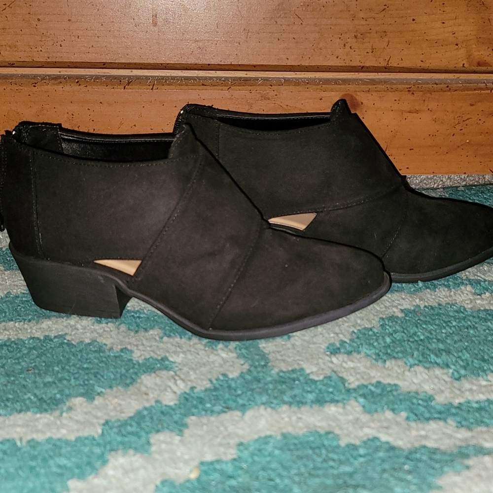 Black booties